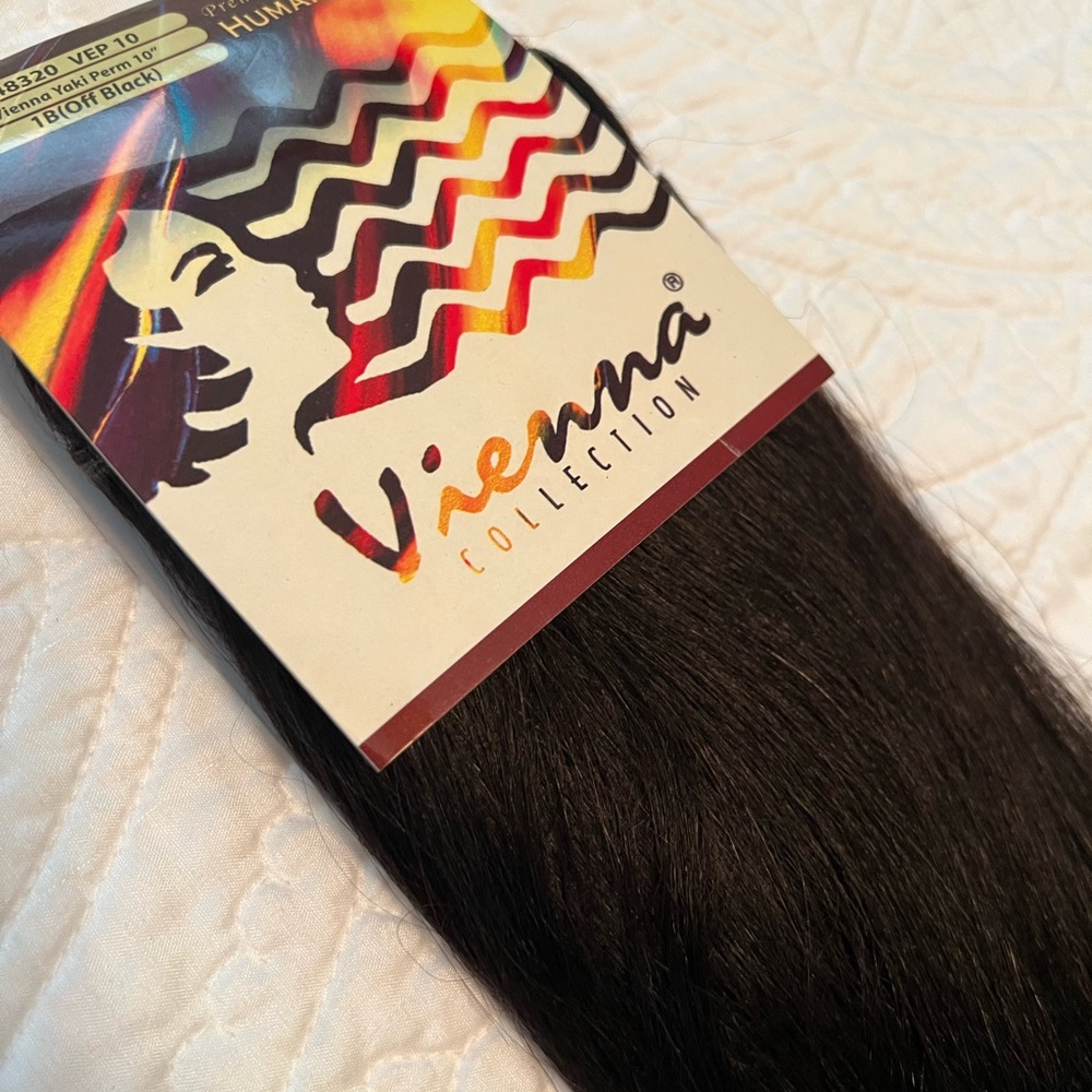 1B Hair Extensions 10”